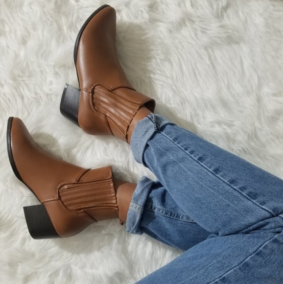 Shoes - LAST//JUST MY TYPIST IN WHISKEY BOOTIES